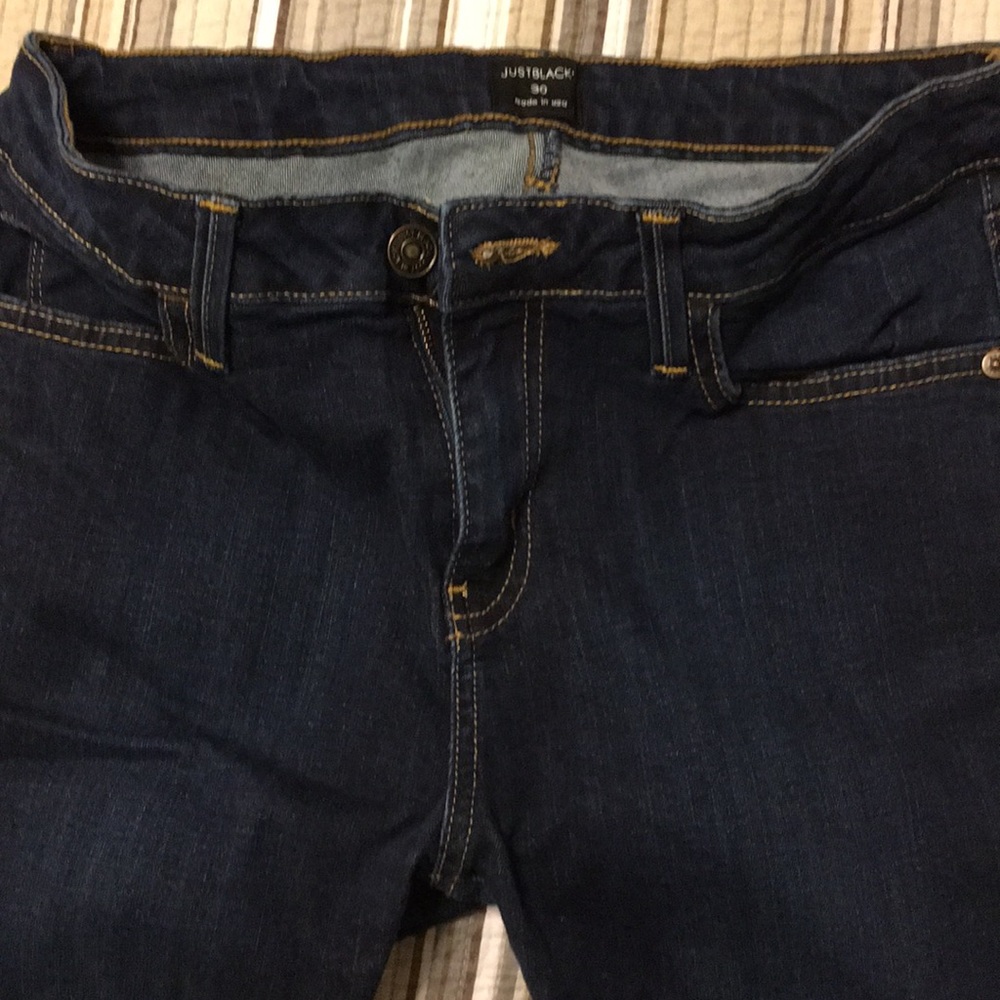 Stitchfix Just Black dark rinse skinny jeans